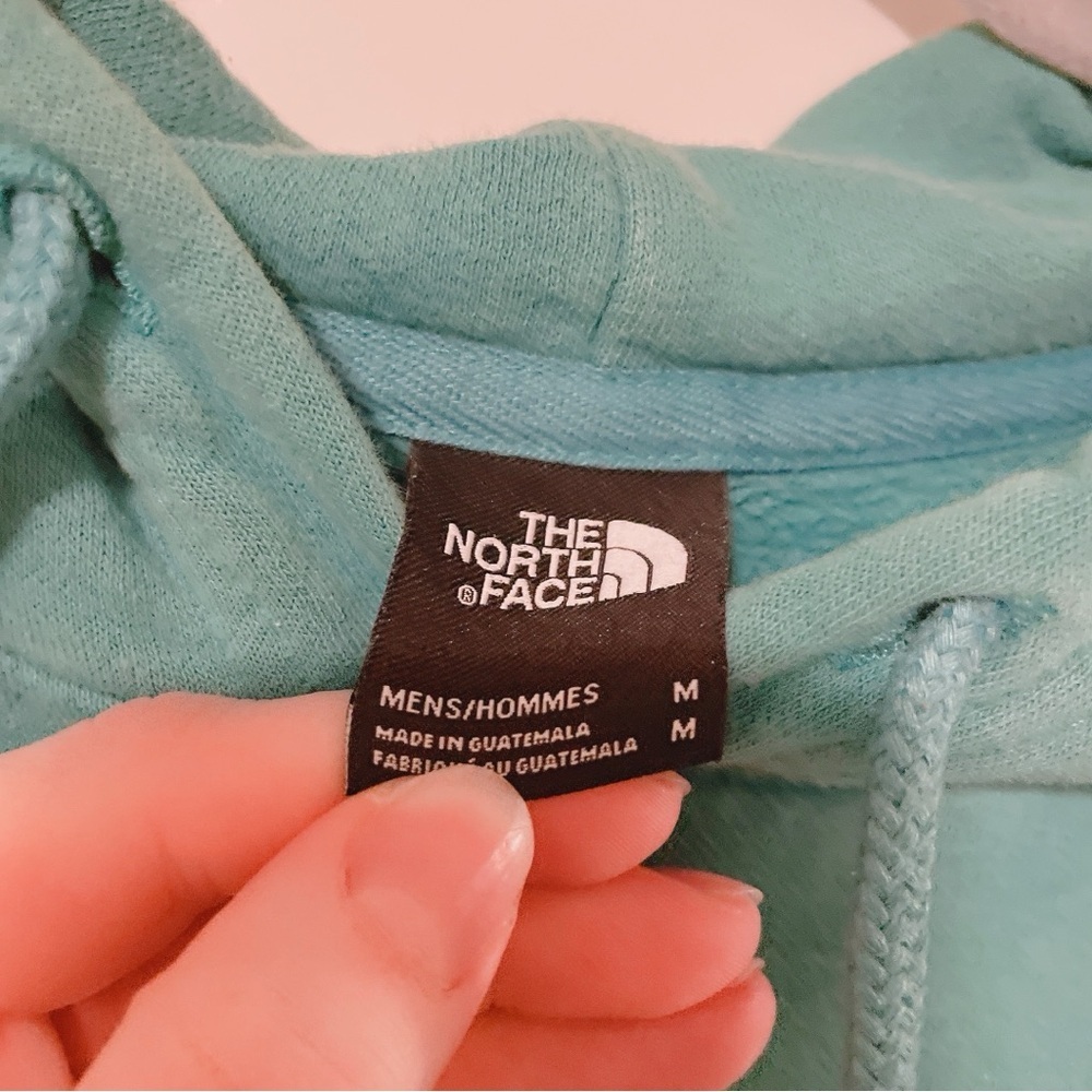 The North Face Teal Pullover Hoodie Size M - Picture 4 of 6